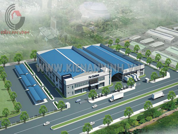 Thiết kế nhà xưởng công ty sản xuất giày dép